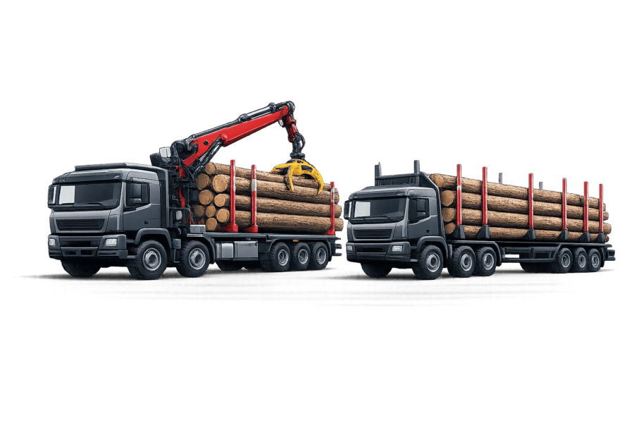 Сортиментовозы и лесовозы: особенности и различия